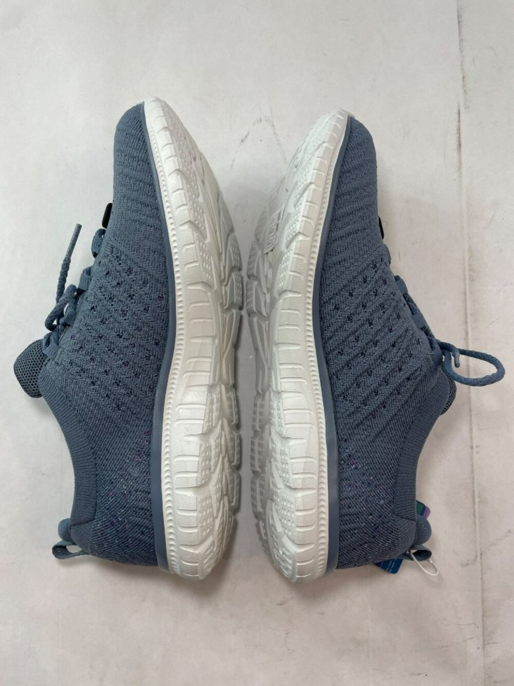 Skechers Virtue Rainy Romance Waterprf Memory Foam Sneakers Blue Wmns Sz 8.5 NIB - Picture 8 of 12